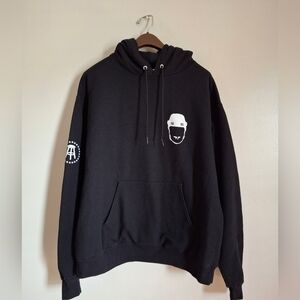 Champion Spittin Chiclets Black Graphic Hoodie Extra Large